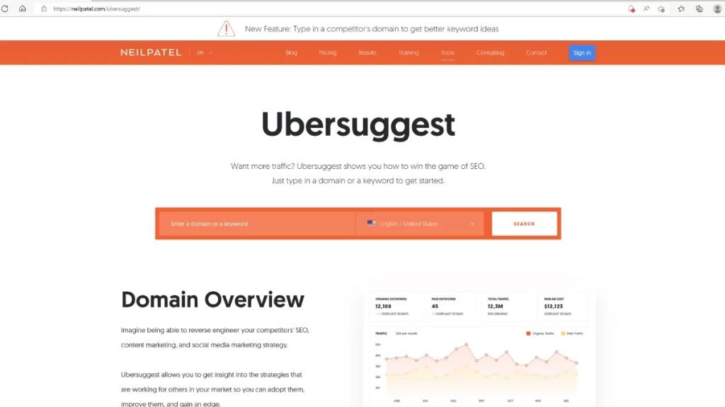 Ubersuggest