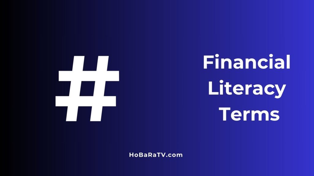 Financial Literacy Terms Numerical