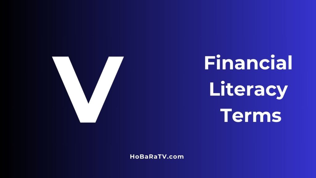 Financial Literacy Terms V